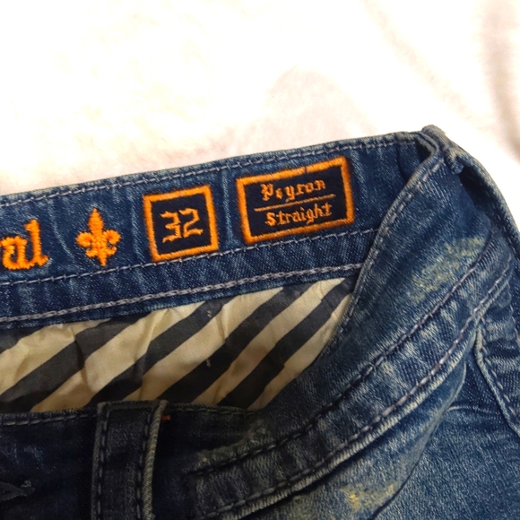 NWOT Rock Revival | Men's Peyron Straight Denim Jeans Size 32 - Picture 3 of 13